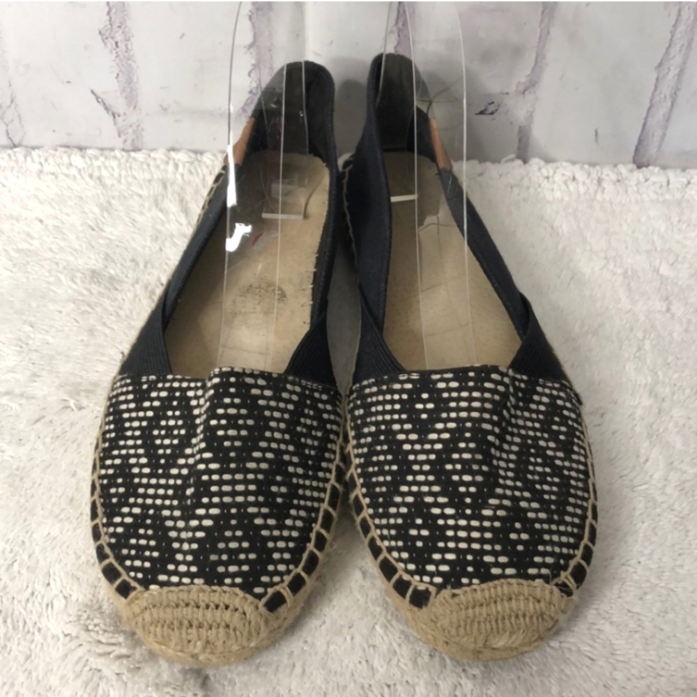 Sperry Topsider Katama Espadrille Flat Black Sz 9 M